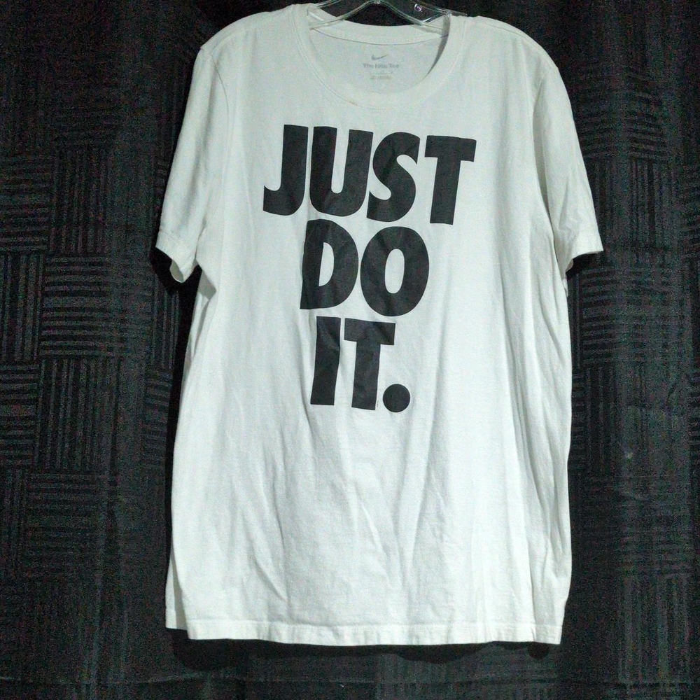 Nike White Short Sleeve Tee Just Do It
